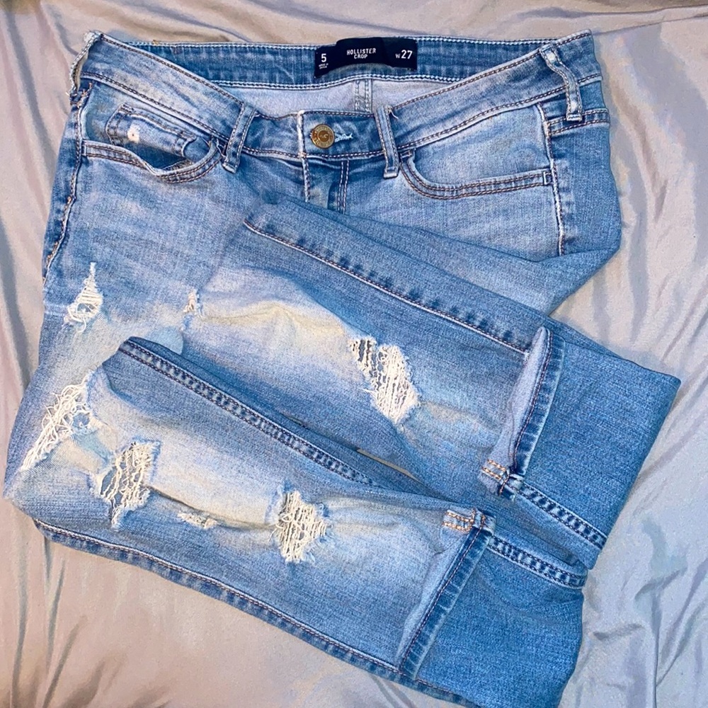 Hollister Ripped Jeans Super Skinny